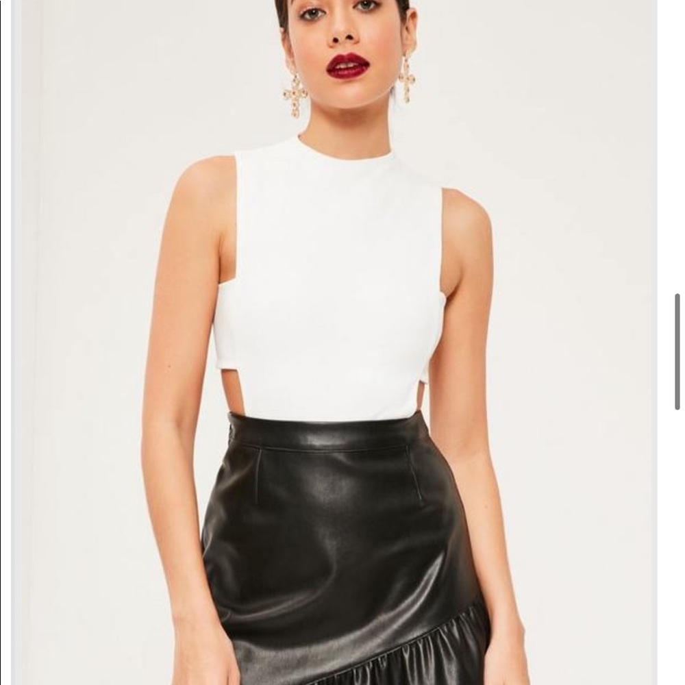 Missguided Tab Side bodysuit NWT